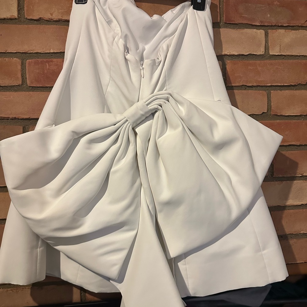 Sachin + Babi White Strapless Dress - Picture 3 of 7